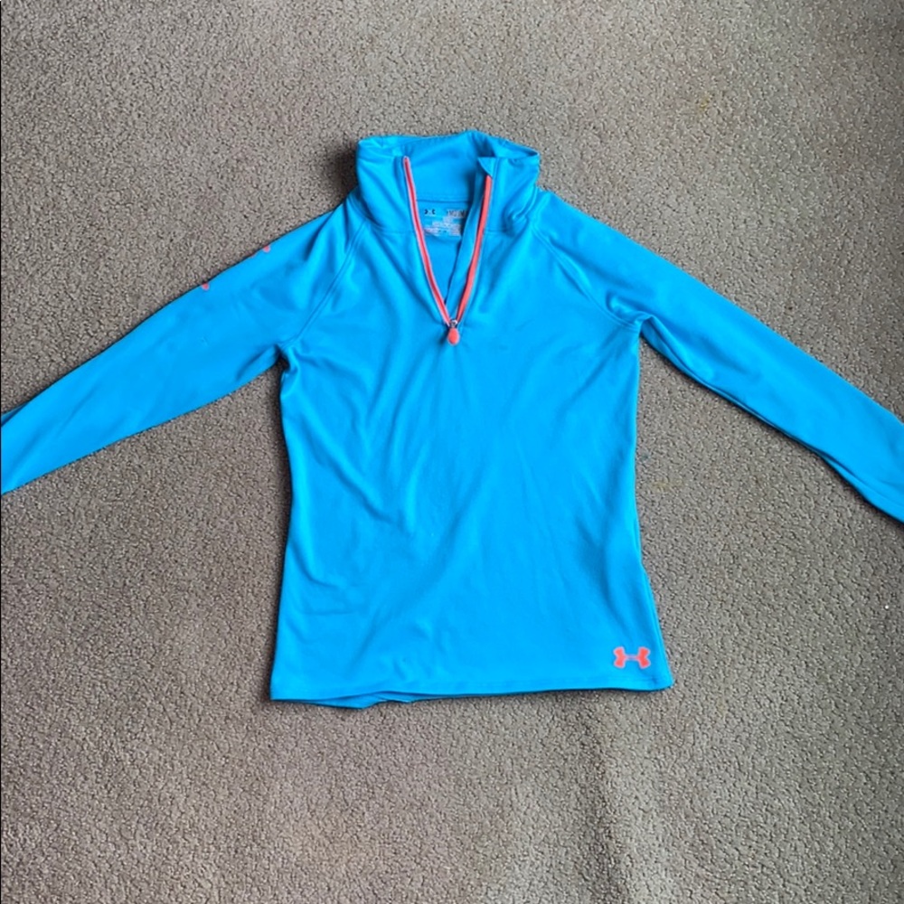 GIRL UNDER ARMOUR QUARTER ZIP